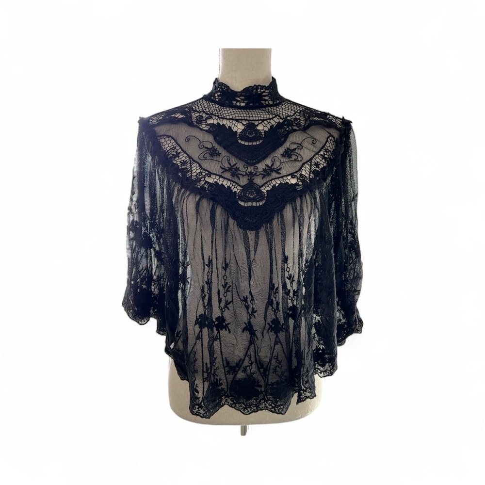 Forever 21 Black Lace Blouse